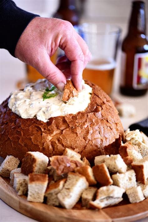 Rye Bread Bowl Dip - TidyMom®