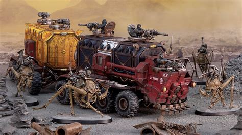 Warhammer 40k Necromunda Ash Wastes has an armoured land train | Wargamer