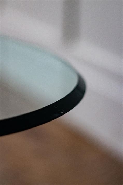 Mid-Century Modern Oval Glass Coffee Table at 1stDibs