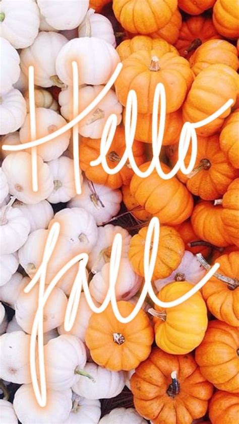 Hello Fall | Iphone wallpaper fall, Hello autumn, Holiday wallpaper