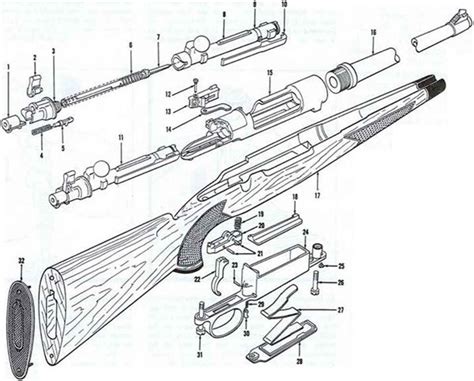 Sks Rifle Parts Diagram