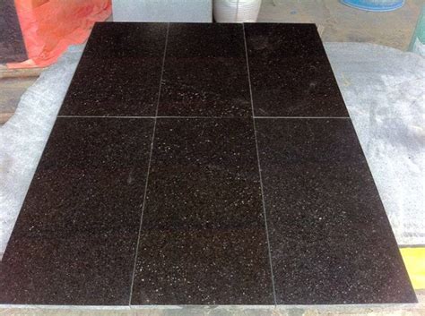 Granite Tiles | Stone Tiles - Black Galaxy Polished Granite Tiles ...