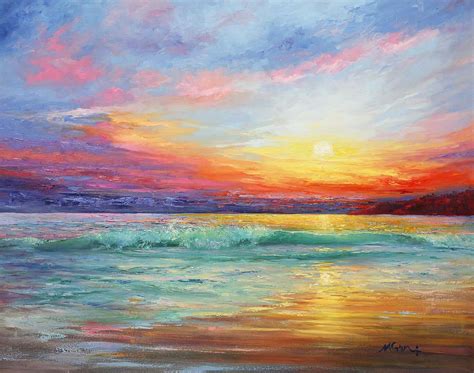 How To Paint A Sunset Over Water – Warehouse of Ideas