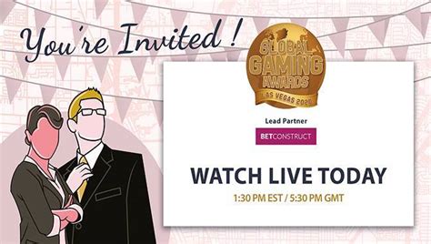 Watch the Global Gaming Awards LIVE today!