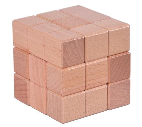 Wooden Soma Cube ---- marvelous brain teaser puzzle