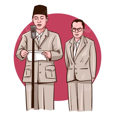 Pembacaan Teks Proklamasi Kemerdekaan Republik Indonesia Oleh Sukarno ...