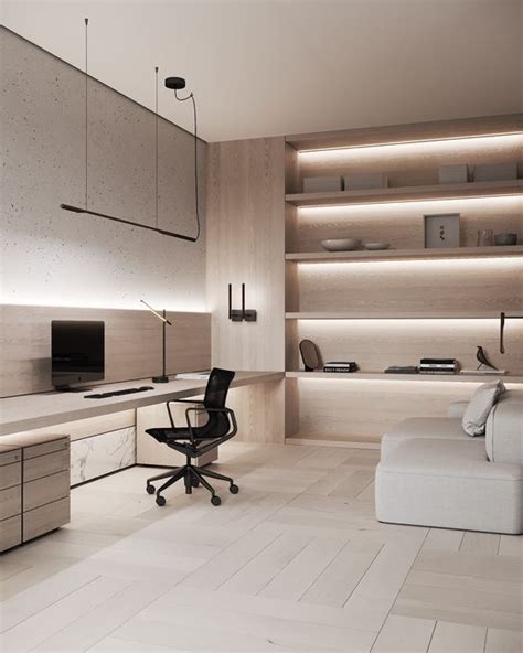 59 Stylish Super Minimalist Home Office Designs - DigsDigs