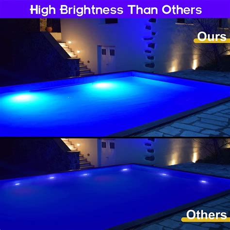 【Flexible Fixing Methods】Our LED pool lights for above ground pools not ...