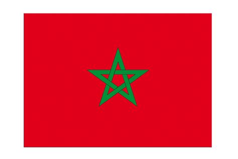 Morocco - Flag Sticker 3x4", 5 pcs - MaxFlags - Royal-Flags