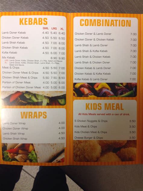 Menu at Maidstone Grill fast food, Maidstone, 54 High St