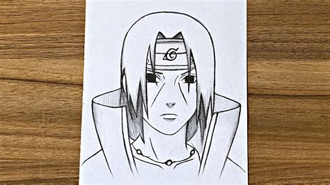 How to Draw Itachi Uchiha - Naruto || How to draw anime step by step ...