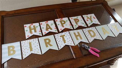 Say it Out Loud: Adorable Homemade Birthday Banners