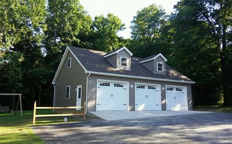 30' x 40' Shenandoah 3-Car Garage - Traditional - Garage - Other - by ...