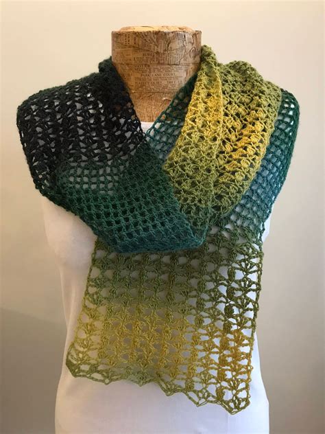 One Skein Crochet Scarf Pattern - Etsy