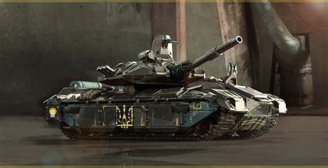 Futuristic Tank Concept by Denis Rutkovsky [1920 x 985] : r/TankPorn