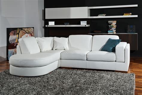 Luxury Leather Curved Corner Sofa with Pillows Phoenix Arizona Antonio ...