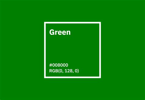 Green Color - Hex, RGB, CMYK, Pantone | Color Codes - U.S. Brand Colors