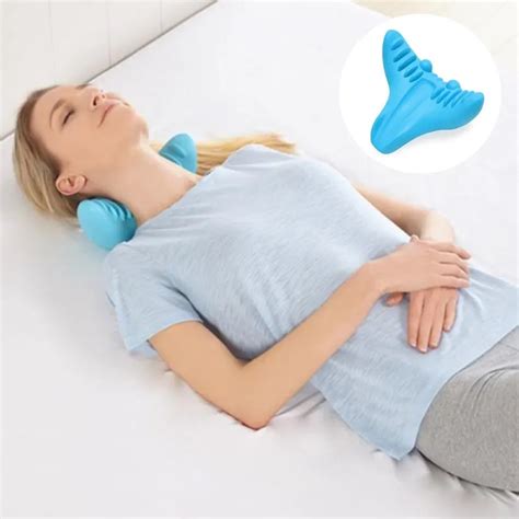 C Rest Neck Pain Relief Portable Gravity Massage Pillow Neck Shoulder ...