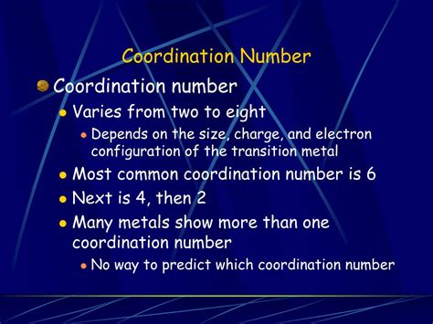 PPT - Transition Metals & Coordination Chemistry PowerPoint ...