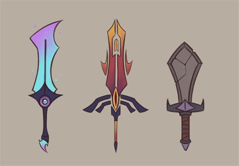 Yara Hussein - DnD Sword Concepts