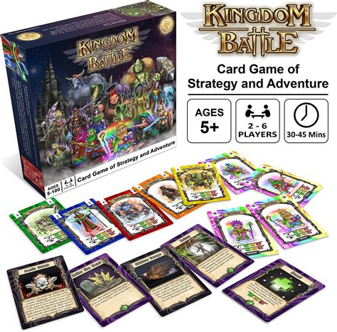 Kingdom Battle – Card Game of Strategy, Math and Adventure, Ages 5 ...