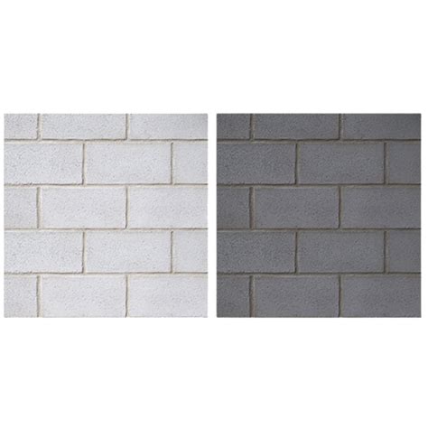 Faux CinderBlock Panels - Traditional Industrial Grey