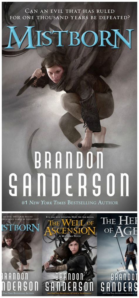 My review of Brandon Sanderson's Mistborn Trilogy - a series of three ...