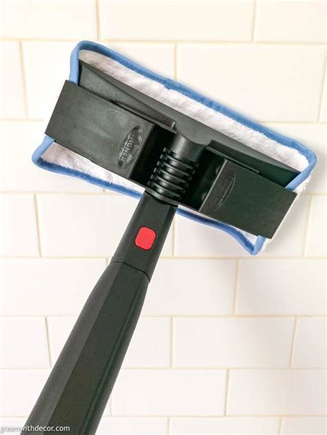 How to use a steam cleaner to clean a bathroom - Green With Decor