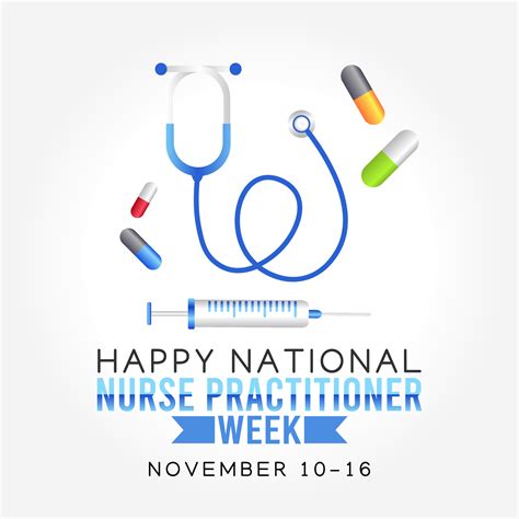 Happy national nurse practitioner week vector illustration 5481883 ...