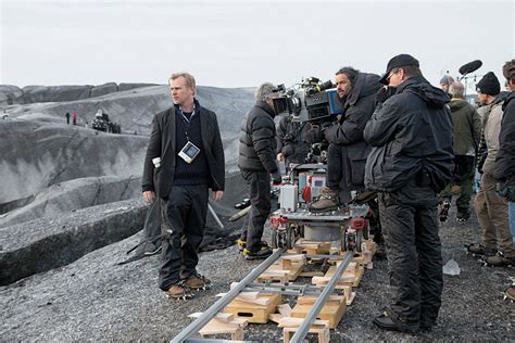 Nolan, on the “Interstellar” set in Iceland, with the director of ...