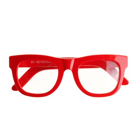 Lyst - J.Crew Super™ Ciccio Eyeglasses in Red