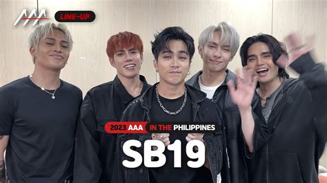 (SUB) [LINE-UP] 그룹 #SB19 | 2023 Asia Artist Awards IN THE PHILIPPINES # ...