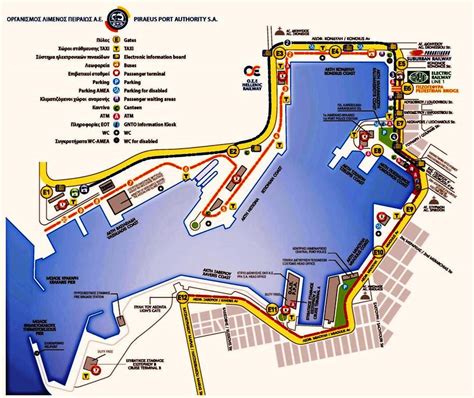 Piraeus Port Athens - Ferry Port And Cruise Terminal Information