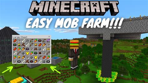 Minecraft XP/Mob Farm Bedrock Edition - YouTube