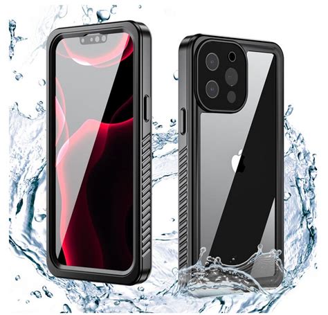 Waterproof iPhone 13 Pro Max Case with Built in Screen Protector IP68 ...