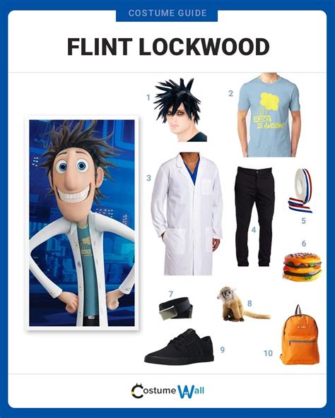 Dress Like Flint Lockwood Costume | Halloween and Cosplay Guides