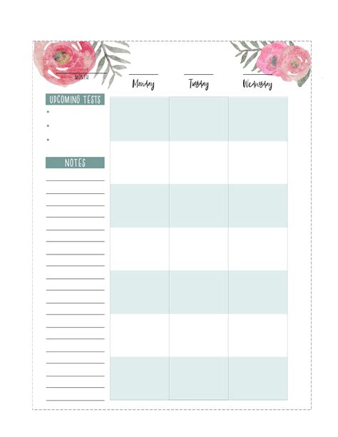 Happy Planner Printable Pages