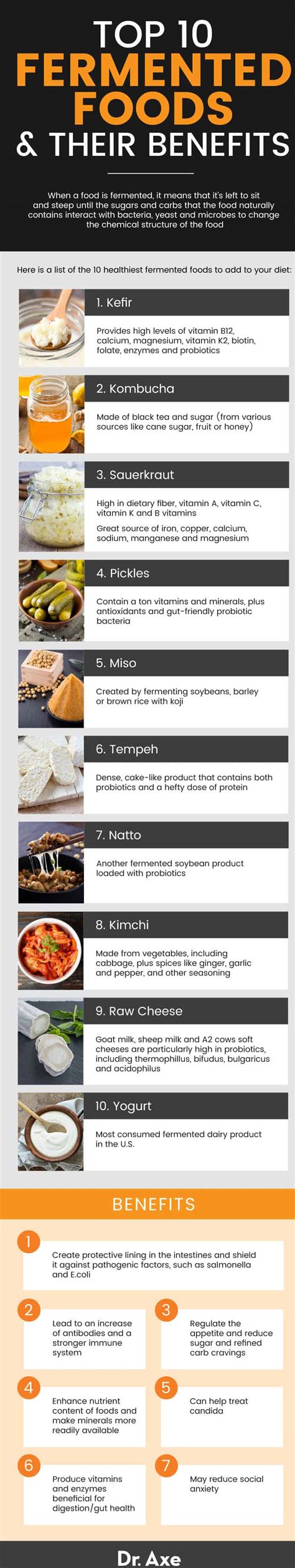 15 Fermented Foods for Healthy Gut and Overall Health - Dr. Axe