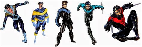 The Comic Book Hero: Nightwing Costume Evolution