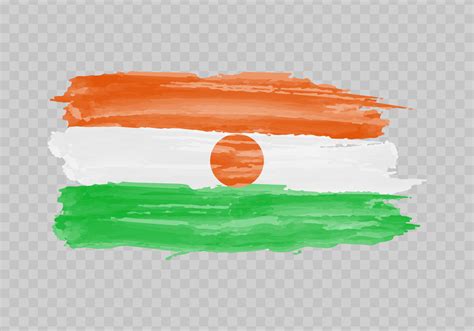 Watercolor painting flag of Niger 22754672 Vector Art at Vecteezy