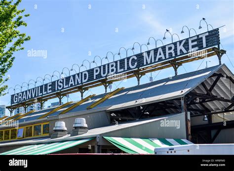 Granville Island Public Market Stock Photo - Alamy