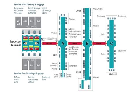 Denver International Airport (DEN), Terminals, Map & Parking Guide