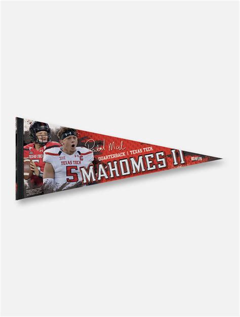 Texas Tech Red Raiders Patrick Mahomes II Premium Pennant – Red Raider ...