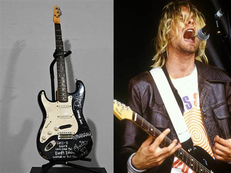 Kurt Cobain’s smashed Fender Strat sells for nearly $600,000