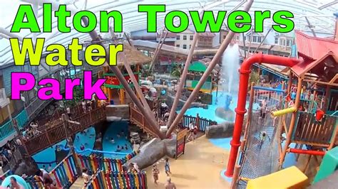 alton towers water park - waterpark in alton towers all slides - YouTube