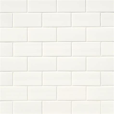 416 Glossy White Subway Tile Tiledaily