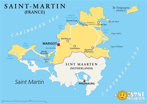 Sint Maarten (Dutch) vs Saint Martin (French)