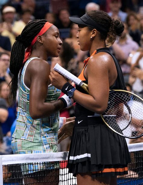 Naomi Osaka and Coco Gauff at 2019 US Open | POPSUGAR Fitness Photo 10