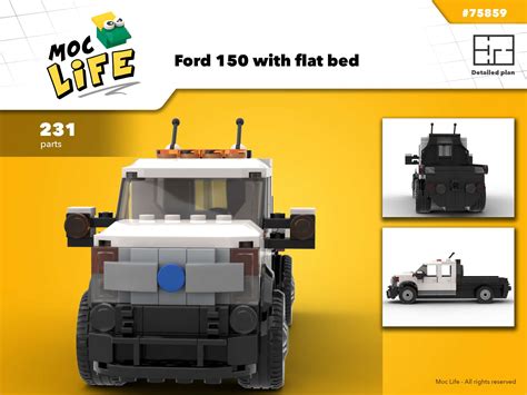 Lego Instructions Ford 150 flat bed