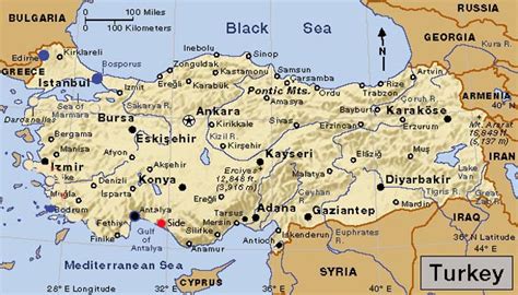 Maps Side Antalya Turkey. Turkey Side Resort Hotels Map - Side Village ...